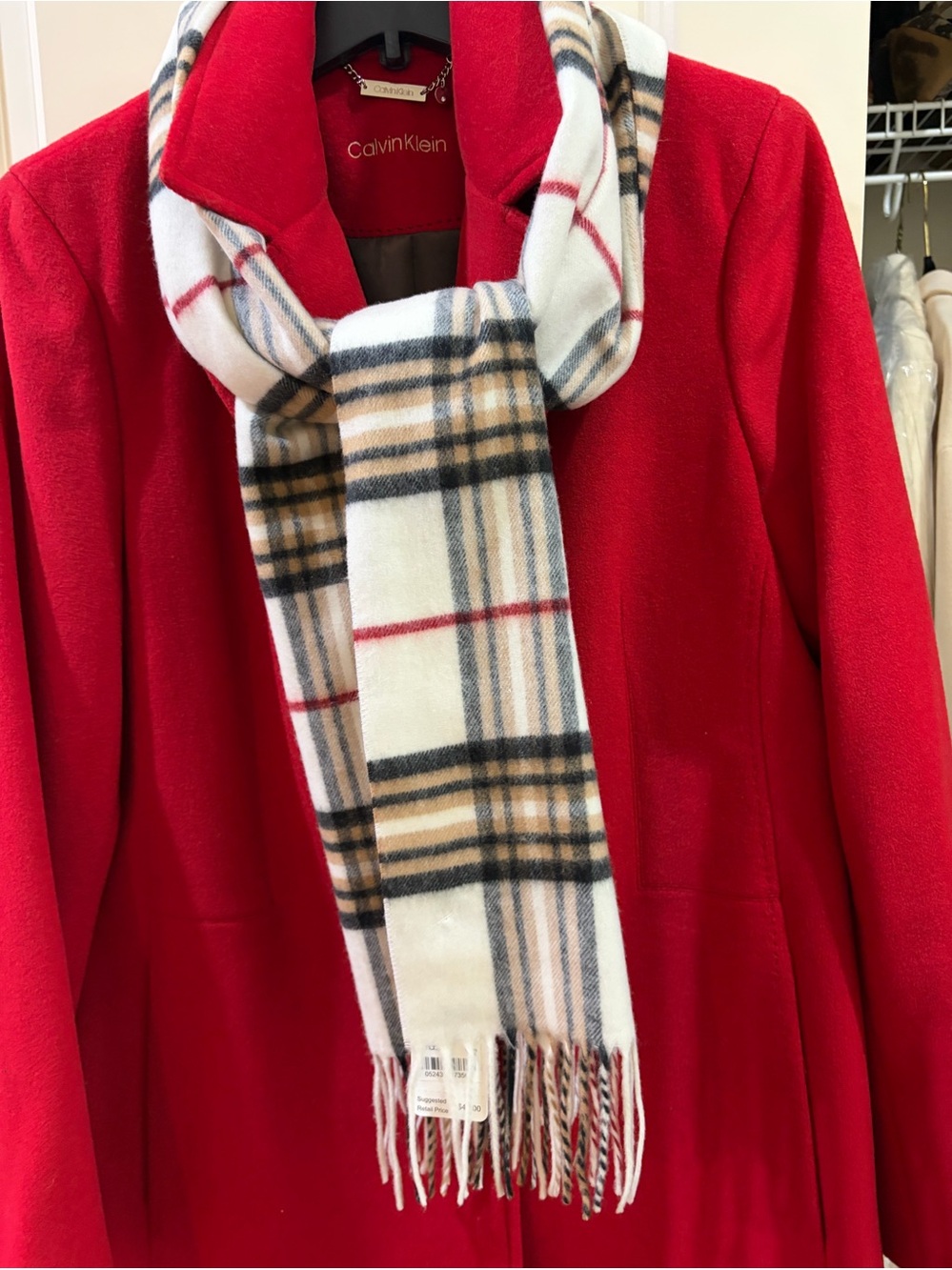 Cashmink Plaid Scarf